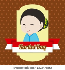Indonesian Kartini Day Illustration