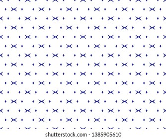 Indonesian motif seamless pattern with abstract letter x symbol. Background of hipter style geometric lattice pattern