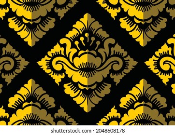Indonesian motifs with Balinese flower patterns, exclusive and classic, are suitable for various purposes. EPS VECTOR 10