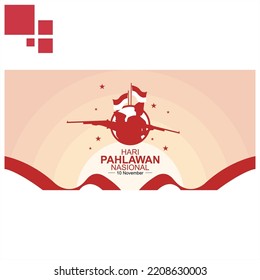 Indonesian National Day Landscape Poster Template