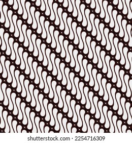 Patrón indonesio llamado "Batik Parang"
