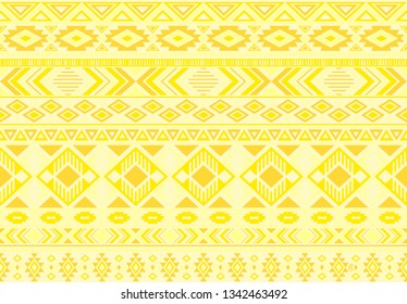 Indonesian pattern tribal ethnic motifs geometric seamless vector background. Awesome indian tribal motifs clothing fabric textile print traditional design with triangle and rhombus shapes.