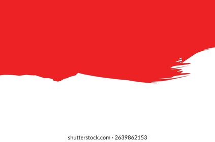 indonesian poland red and white color background