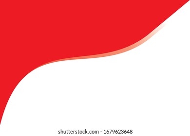 The Indonesian Red and White Flag with a bit of blurry, symbolizes the condition of Indonesia facing corona