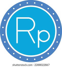 Indonesian Rupiah vector icon. Can be used for printing, mobile and web applications.