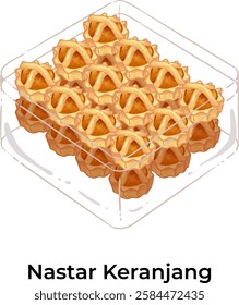 Indonesian Snack for Lebaran Eid Al Fitr Nastar Keranjang