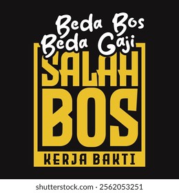 indonesian text vector for tshirt design