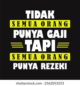 indonesian text vector for tshirt design
