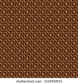 Indonesian traditional batik motifs with abstract patterns