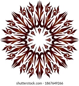 Indonesian traditional batik motifs from east java