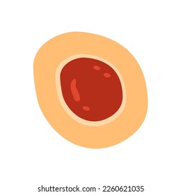 
indonesian traditional cake red jam