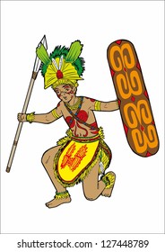 Indonesian traditional dancer