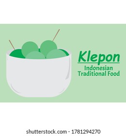 indonesian traditional food klepon cake