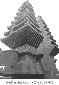 Indonesian Traditional house. Indonesian Traditional Architecture