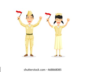 Indonesian youths independence