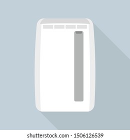 Indoor air conditioner icon. Flat illustration of indoor air conditioner vector icon for web design