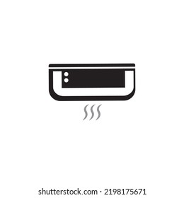 indoor air conditioner icon vector illustration symbol design.