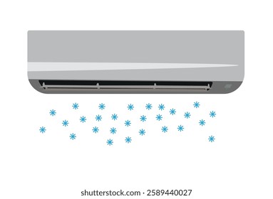 Indoor air conditioners with frozen air spots