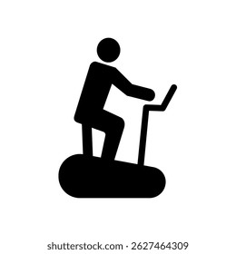 indoor bike icon, flat style pictogram icon for ui or ux mobile app, vector illustration logo symbol design, isolated on white