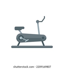Indoor Exercise Bike Icon. Flat Illustration Of Indoor Exercise Bike Vector Icon Isolated On White Background