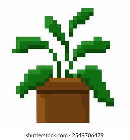 flores internas em arte de pixel