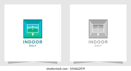 Indoor Golf Logo Design Inspiration