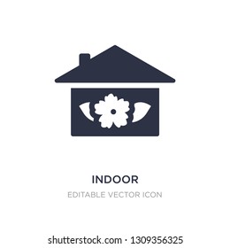 indoor icon on white background. Simple element illustration from Nature concept. indoor icon symbol design.