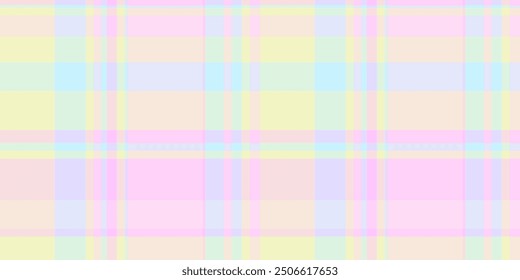 Fondo textil a cuadros en el interior, tartán de comedor a cuadros sin fisuras. Textura de Vector de patrón de tela Eps en paleta de colores blancos claros y antiguos.