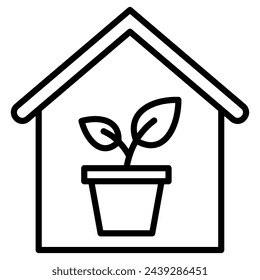 Indoor Plants icon vector illustration