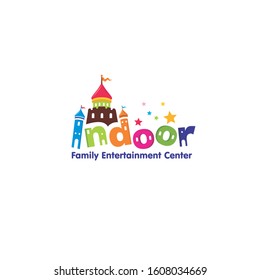 Indoor Playground logo design template for your business