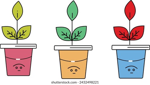 diseño vectorial de planta de maceta interior