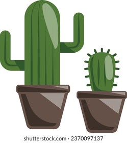 indoor potted plants concept, Tropical and subtropical houseplant vector color icon design, Lawn and Gardening symbol, Farm and Plant sign, agriculture and horticulture equipment stock illustration