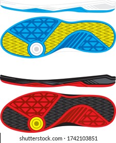 Indoor Shoe outsole design bottom