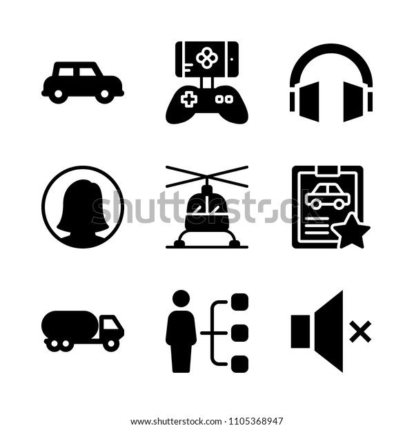 indoor, studio, video and cable icons\
in Technology vector set. Graphics for web and\
design