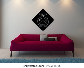 indoor wall decors. EPS format.
