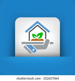 Indoors garden icon
