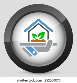 Indoors garden icon