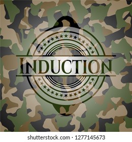 Induction camouflage emblem
