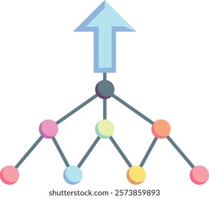 Induction Icon - Flat Color Style - Critical Thinking Theme