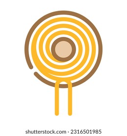 inductor electrical engineer color icon vector. inductor electrical engineer sign. isolated symbol illustration