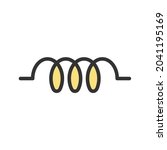 Inductor icon vector image. Can also be used for Physical Fitness. Suitable for mobile apps, web apps and print media.