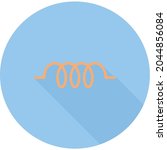 Inductor icon vector image. Can also be used for Physical Fitness. Suitable for mobile apps, web apps and print media.