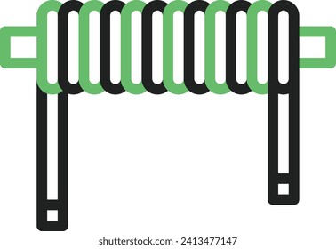Inductor icon vector image. Suitable for mobile application web application and print media.