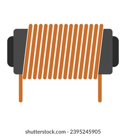 inductor icon vector template illustration logo design
