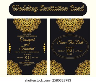 Indulge in the art of fine craftsmanship with our luxury wedding invitation. This exquisite card is made from the finest paper, designs that blend traditional elegance with modern sophistication.