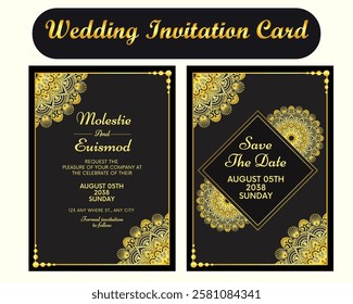 Indulge in the art of fine craftsmanship with our luxury wedding invitation. This exquisite card is made from the finest paper, designs that blend traditional elegance with modern sophistication.