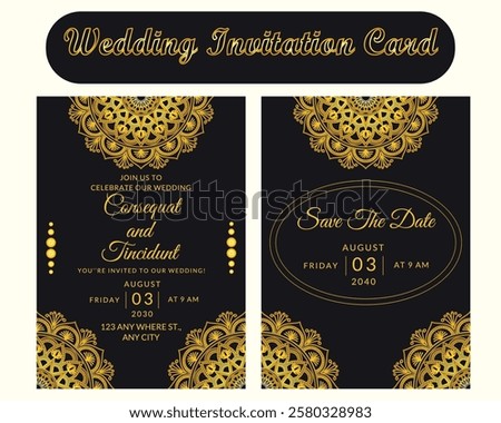 Indulge in the art of fine craftsmanship with our luxury wedding invitation. This exquisite card is made from the finest paper, designs that blend traditional elegance with modern sophistication.