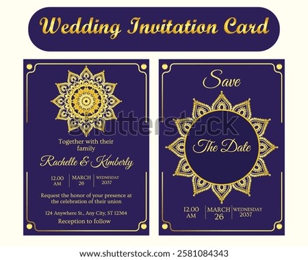 Indulge in the art of fine craftsmanship with our luxury wedding invitation. This exquisite card is made from the finest paper, designs that blend traditional elegance with modern sophistication.