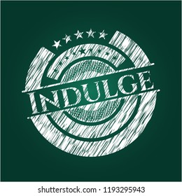 Indulge chalkboard emblem
