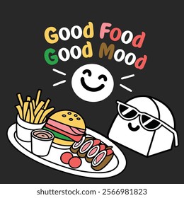 Indulge in the delightful combination of Good Food Good Mood